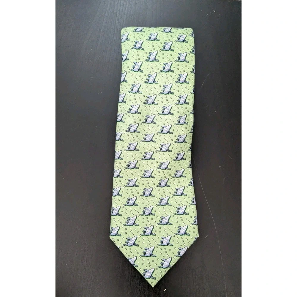 VINEYARD VINES LIGHT GREEN/‎ WHALE MOTIF 60